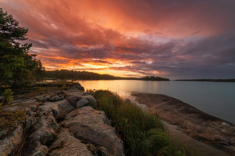 Рассвет на Ладоге фото превью