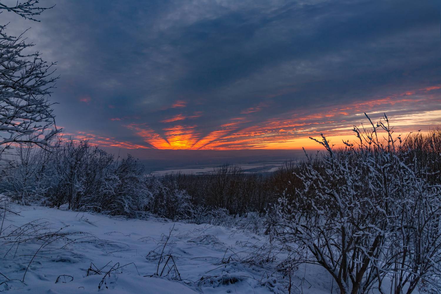 пейзаж,ноябрь,закат,природа,фотограф брежицкая, Елена Брежицкая