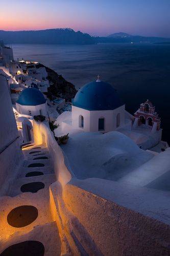Early morning on Santorini
