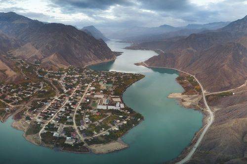 Панорама Ирганайского водохранилищца