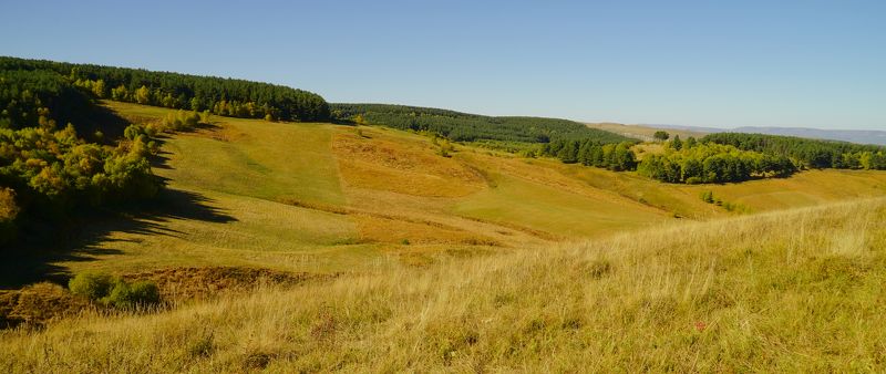россия, ставропольский край, осень Осенний пейзаж в Ставропольском крае фото превью