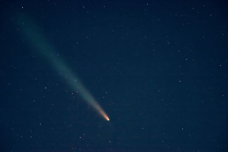 комета, ночь, звезды, Atlas, астро, астропейзаж, star, comet, night, travel, путешествие Хвостатая фото превью