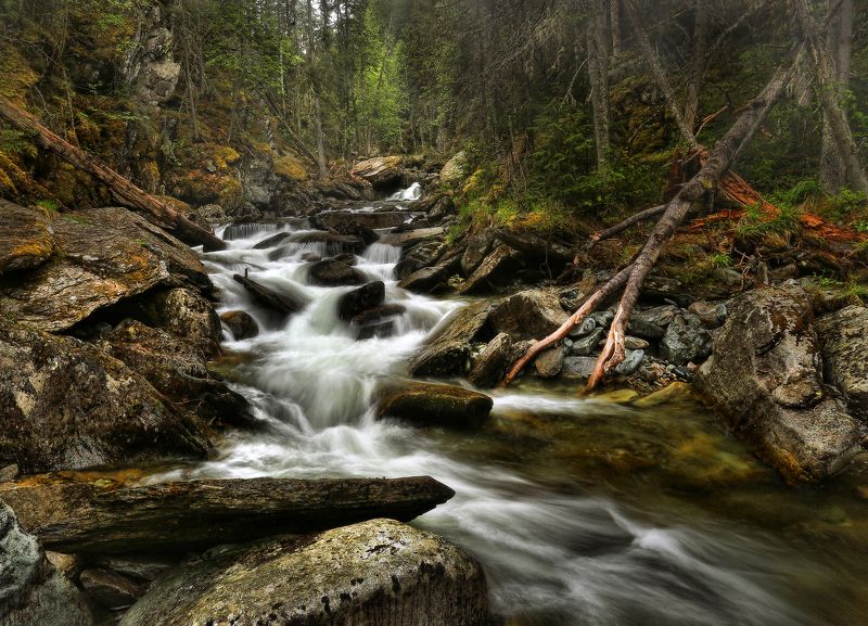 водопад, жигалан, река, северный урал Жигалан фото превью