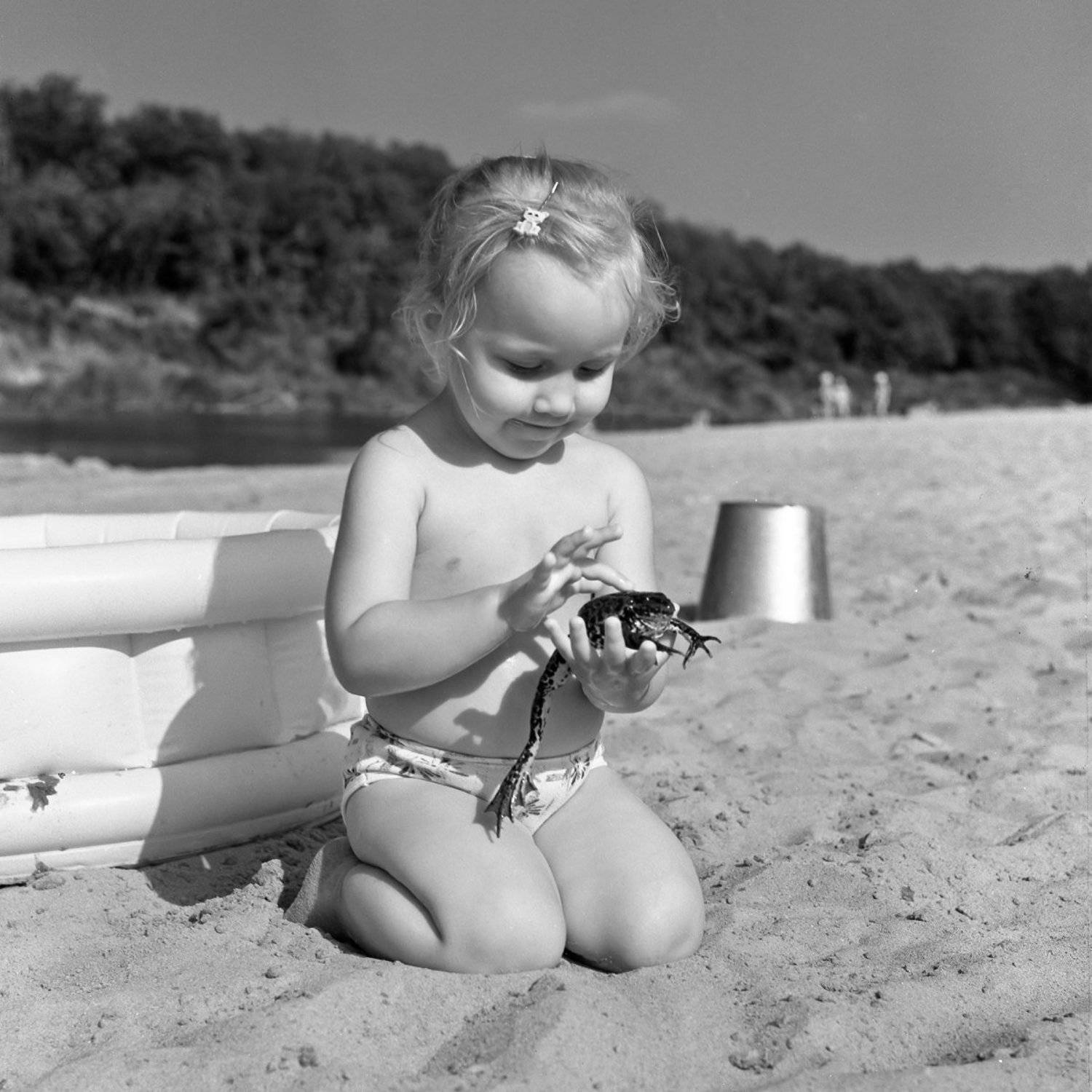 Дети., Лето., Река., Александр Резников