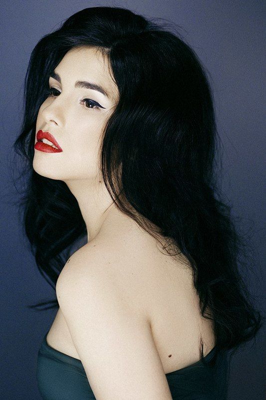 Красный, помада, девушка *** фото превью