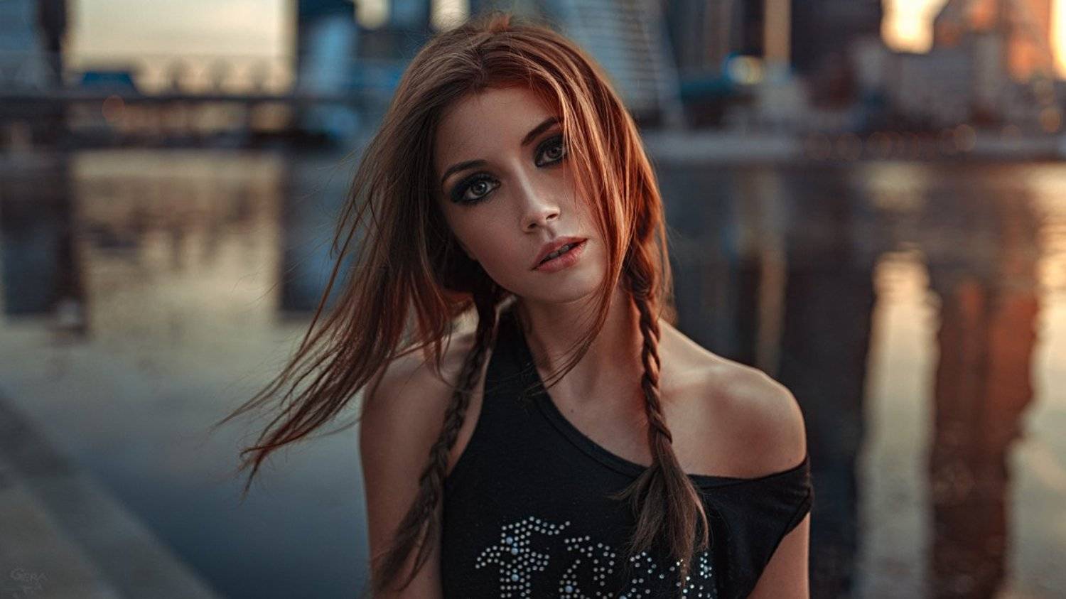 Color, Mood, Portrait, Sunset, Закат, Настроение, Портрет, Цвет, Георгий Чернядьев