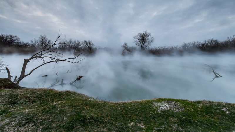Утром на реке фото превью