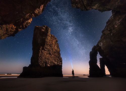 Ночь на пляже Кафедралов