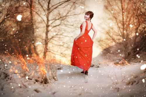 red snow