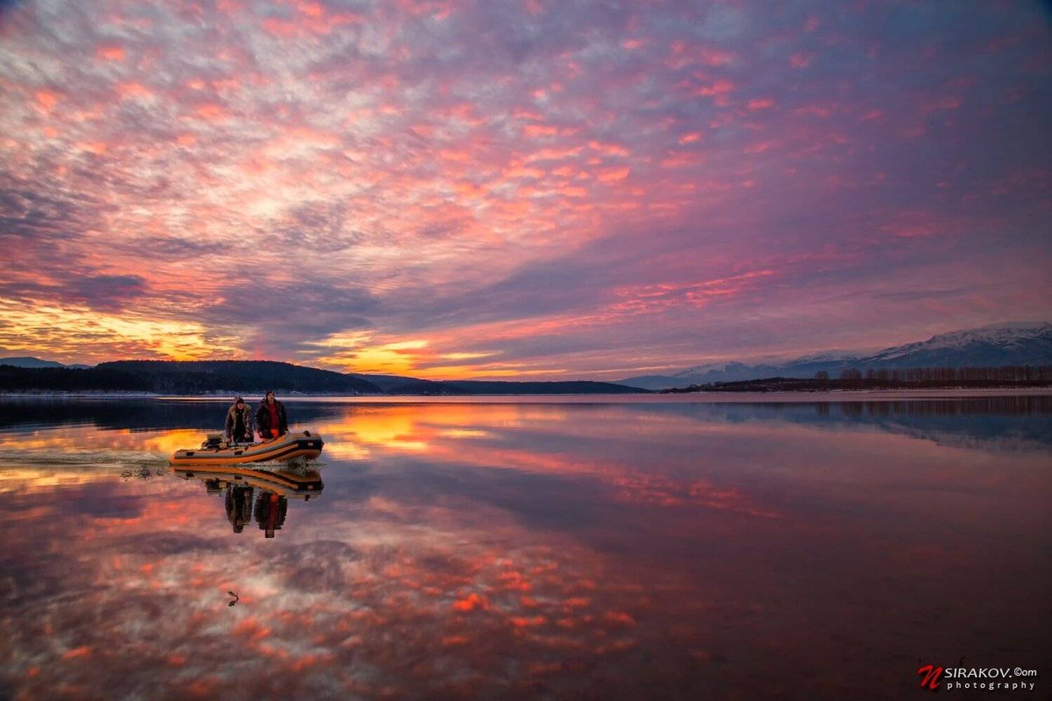 озеро, закат, landscape, lake, bulgaria, Koprinka, sky, night, , Николай Сираков