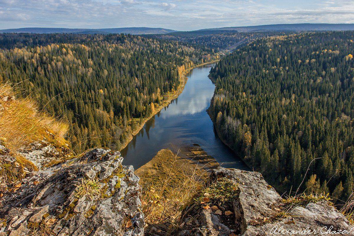 Урал, Усьва, пейзаж, природа, тайга, река, Чазов Александр