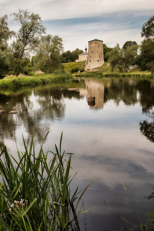 псков,р.пскова,гремячая башня Гремячая фото превью