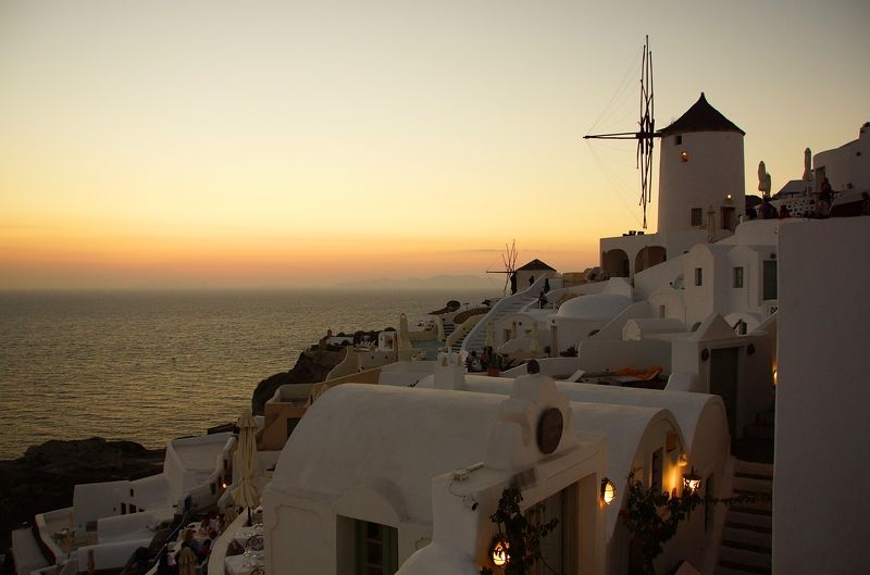 Evening in Santorini фото превью