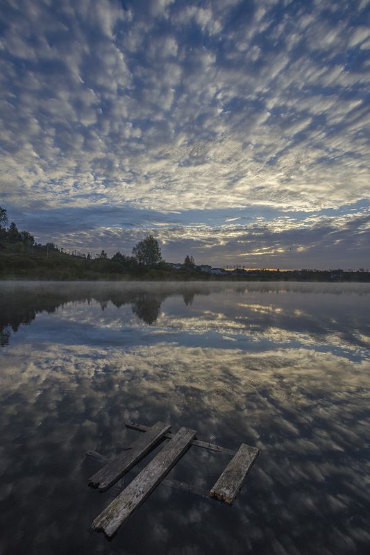 утро, рассвет, архангельское Ресницы неба фото превью