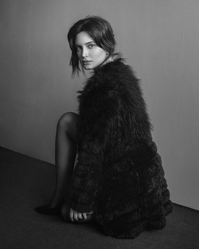 portrait, blackandwhite, face, look, naturallight, Dina фото превью