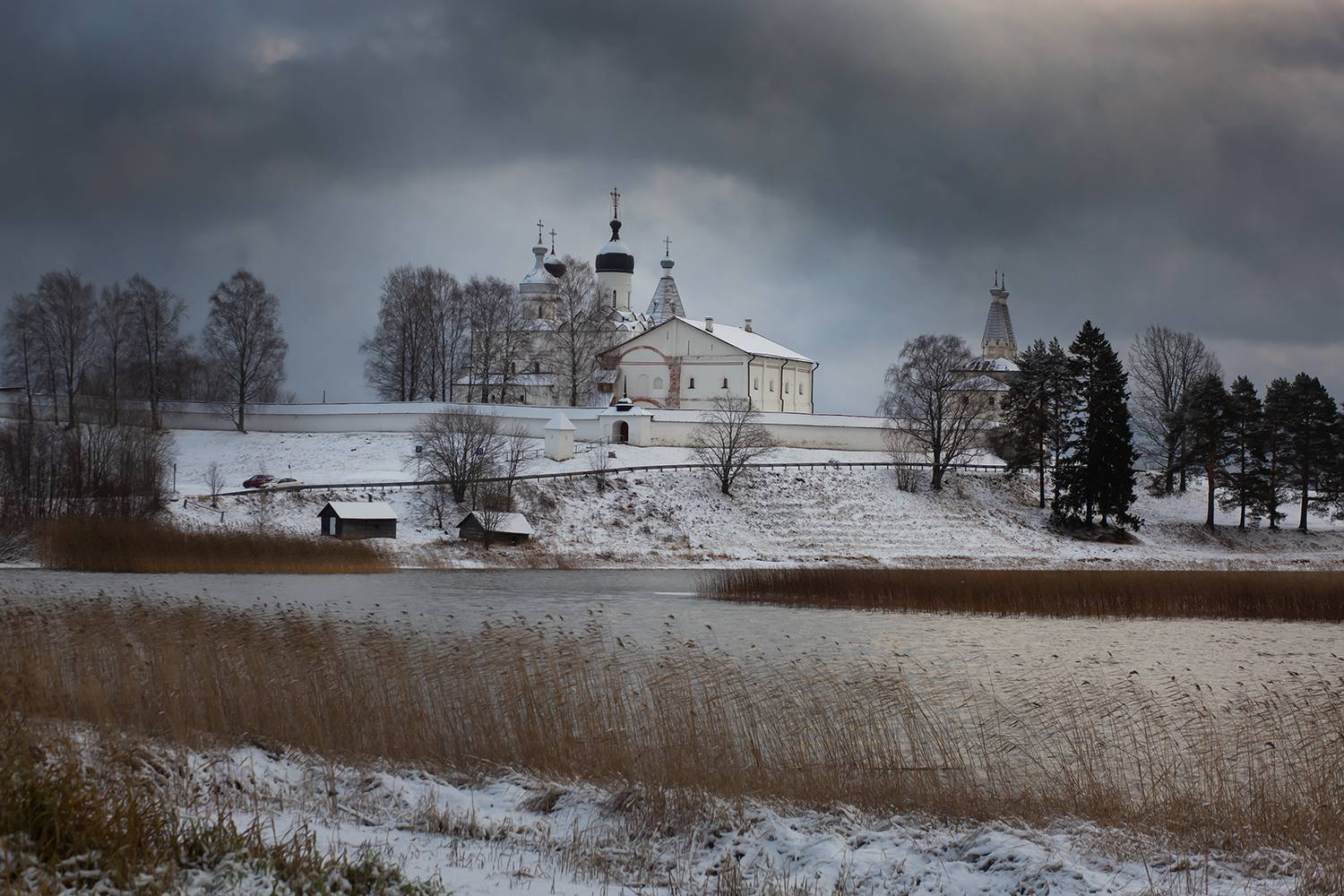 ферапонтово, озеро, монастырь, зима, ноябрь, Наталия Колтакова