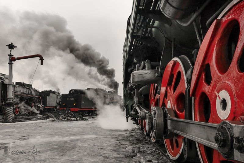 паровозы, сортавала Заповедник минувшей эпохи (серия). Стальные кони фото превью