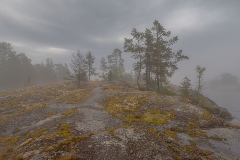 ладога, шхеры, карелия, ладожскиешхеры Мрачная и таинственная Ладога фото превью