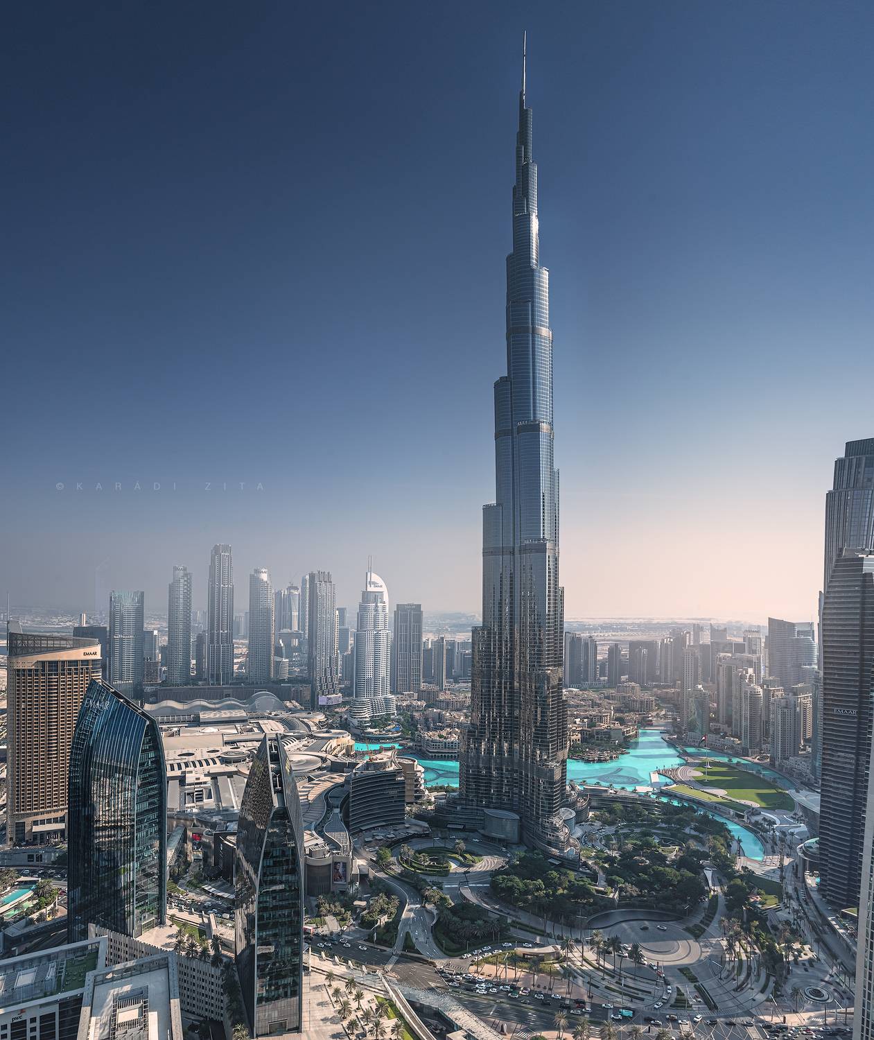 city, lights, urban landscape, urban, architecture, dubai, boats, skyscraper, skyline, longexpo, cityscape, burj khalifa, dubai city, cityphotography, Kar&aacute;di Zita