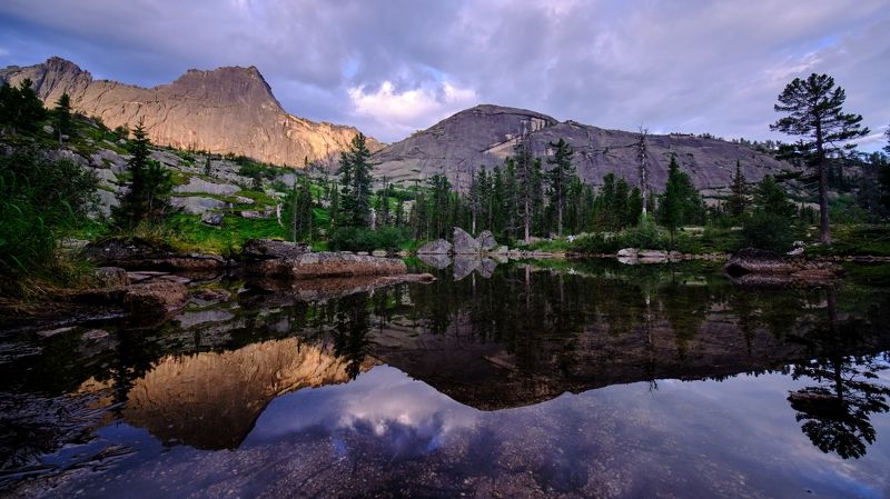 рассвет, ергаки Рассвет фото превью