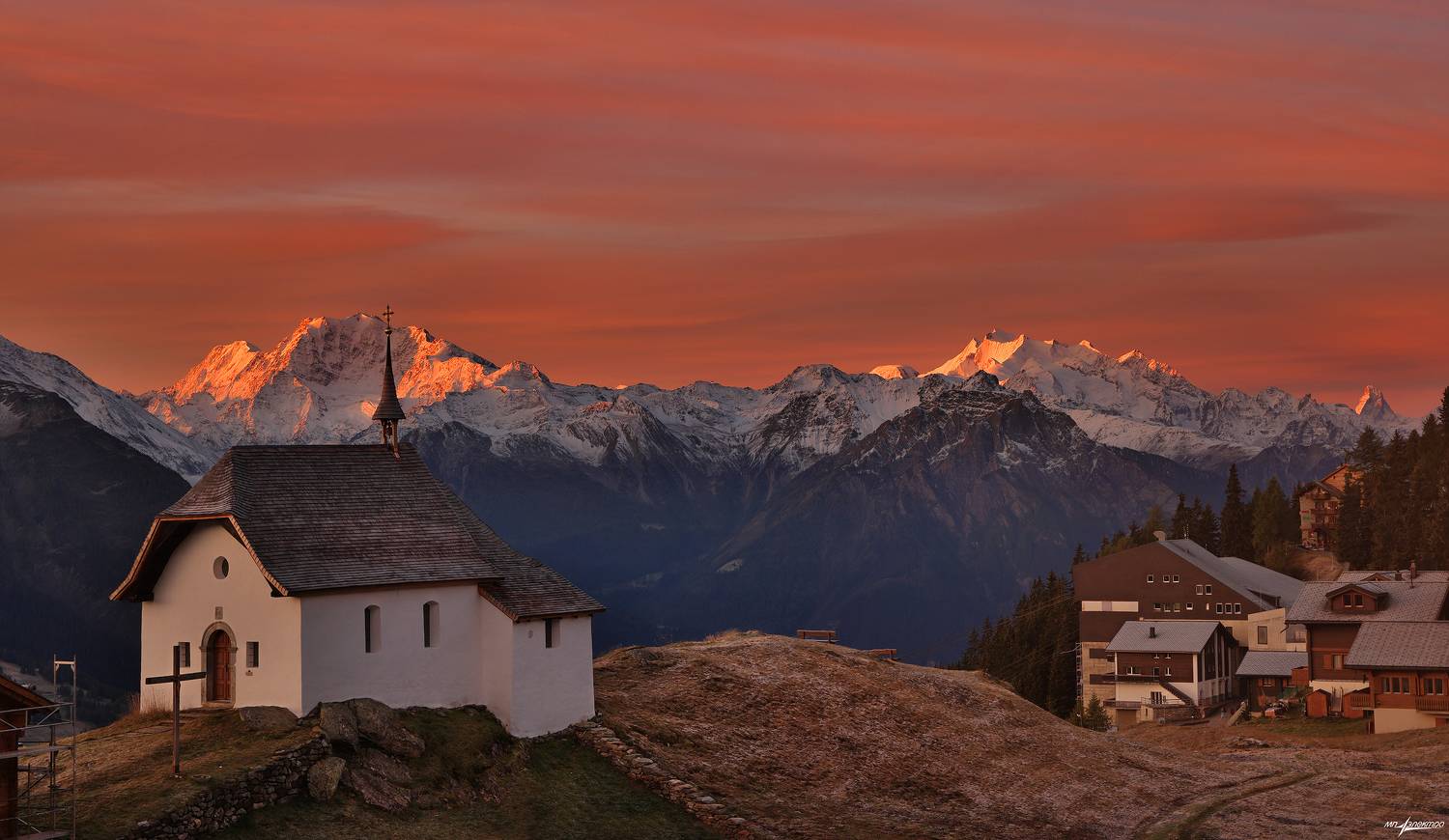 swiss,швейцария,осень,горы,утро,bettmeralp, Матвеев Николай