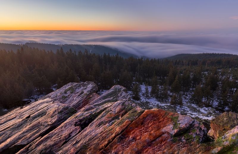 inverse, morning, mountain, landscape Inverse Morning in the Mountain фото превью