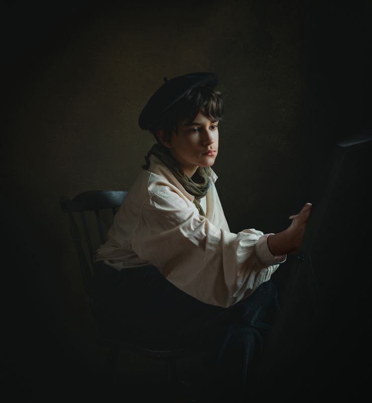 Юный художник фото превью