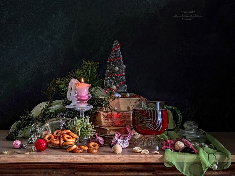 натюрморт,  food_photo, бокал, чайные истории, светлый ключ, прованс, фото на окне, весна, незабудки Вечерний чай фото превью