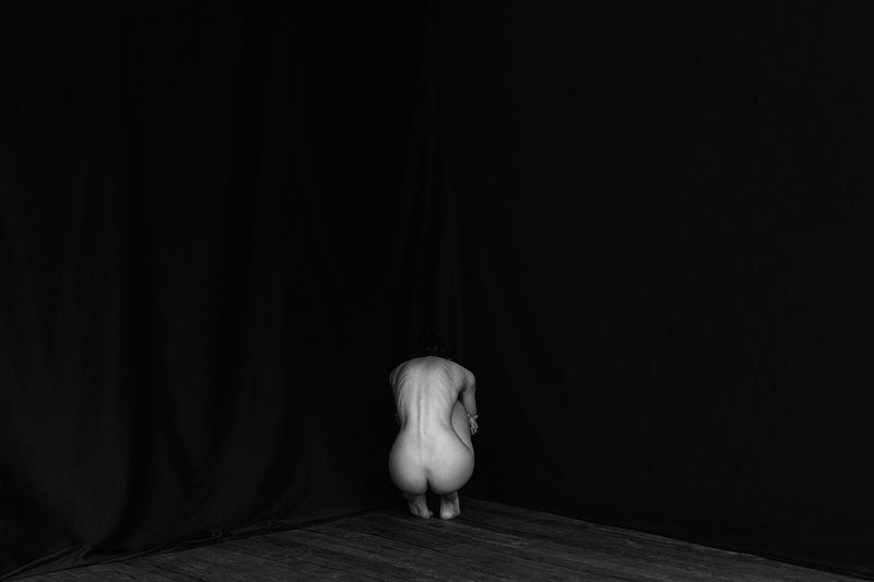 портрет, ню, девушка, тело, чб, portrait, nude, body, beauty, girl, bw \