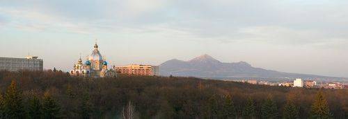 Ессентуки с видом на Бештау