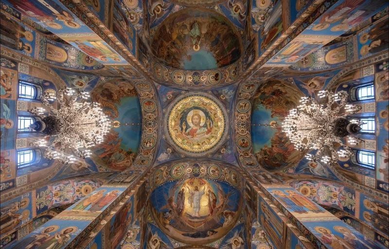 храм собор церковь санкт-петербург Внутреннее убранство храма Спас на крови фото превью