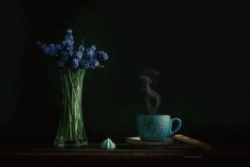 Из весеннего.. с горячим кофе..