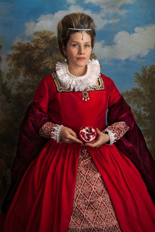 Lady with Pomegranate (Self-Portrait) фото превью
