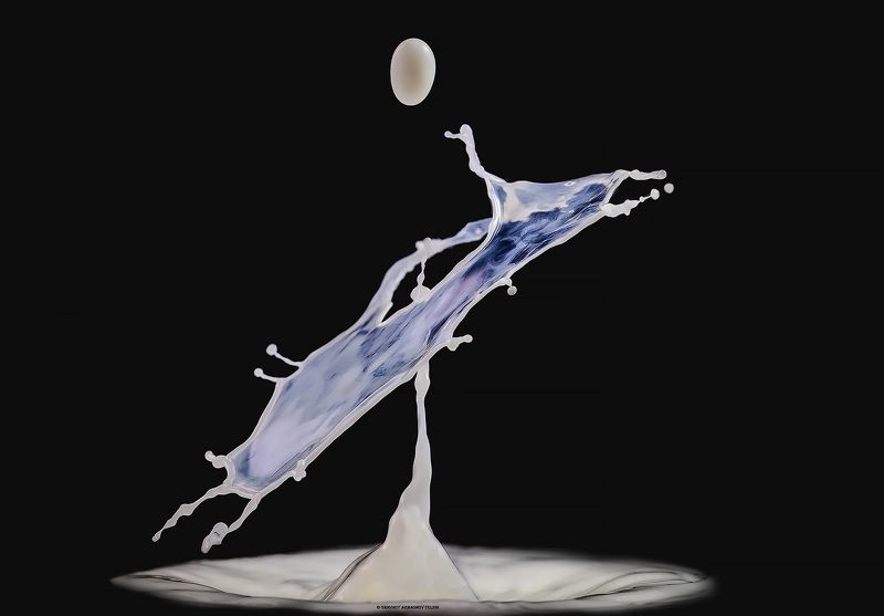 #macro #drops #milk #white  Milk drops фото превью