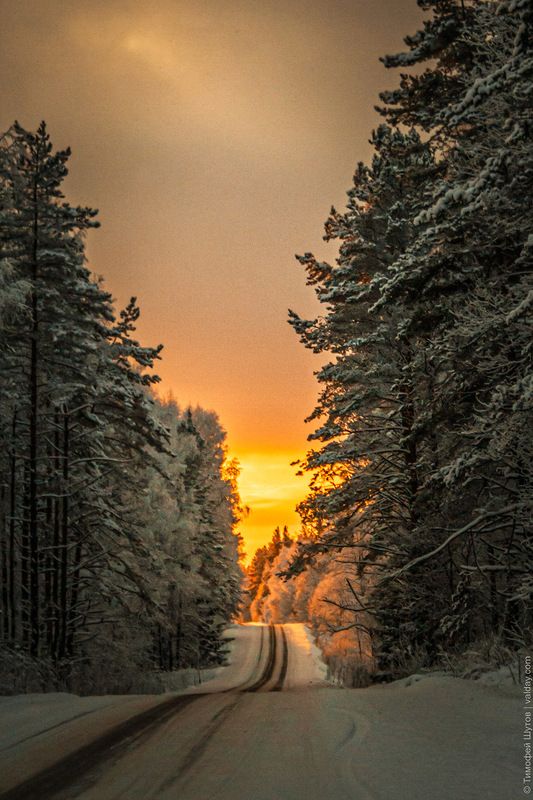 валдай Зимняя дорога на Валдай ❤ фото превью