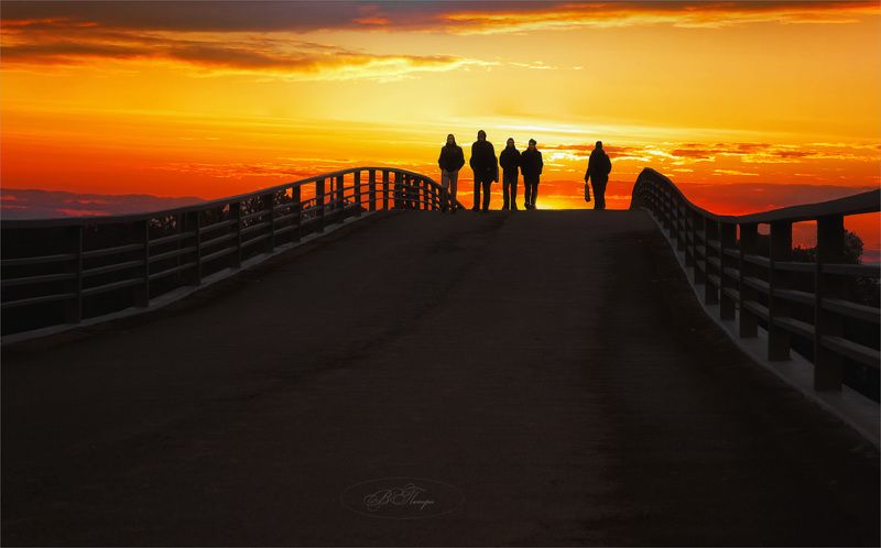 На закате фото превью