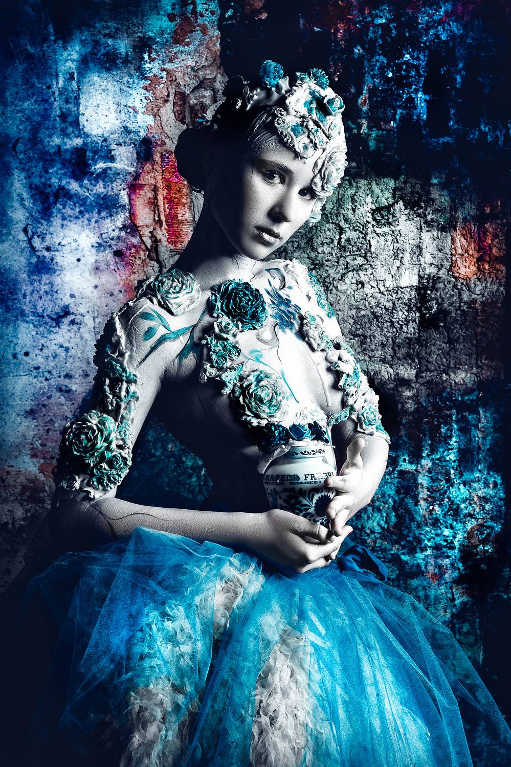 woman, portrait, conceptual, studio, bodyart, Руслан Болгов (Axe)