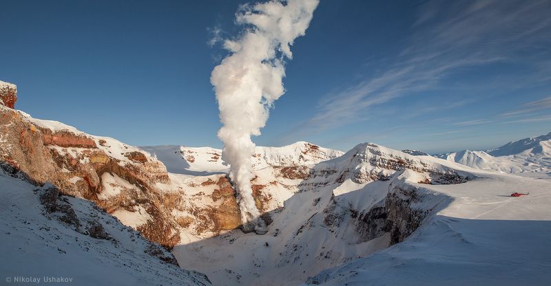 Камчатка, вулканы, Горелый в кратере Горелого. фото превью