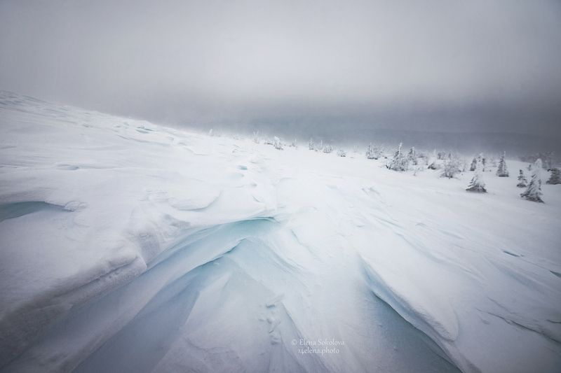 гух, зима, пейзаж Главный Уральский хребет фото превью