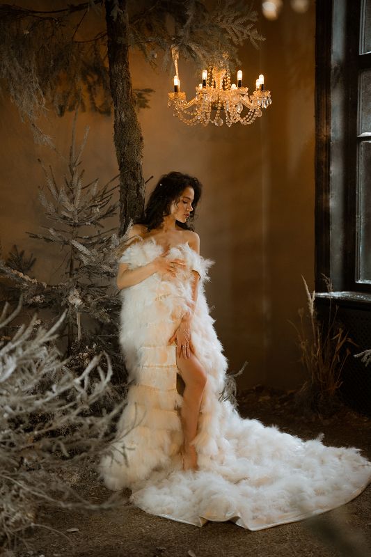 девушка,женский портрет, фигура, женское тело, соблазн,лес, лесная, мистика  фото превью