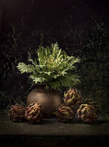 Капуста и артишоки.