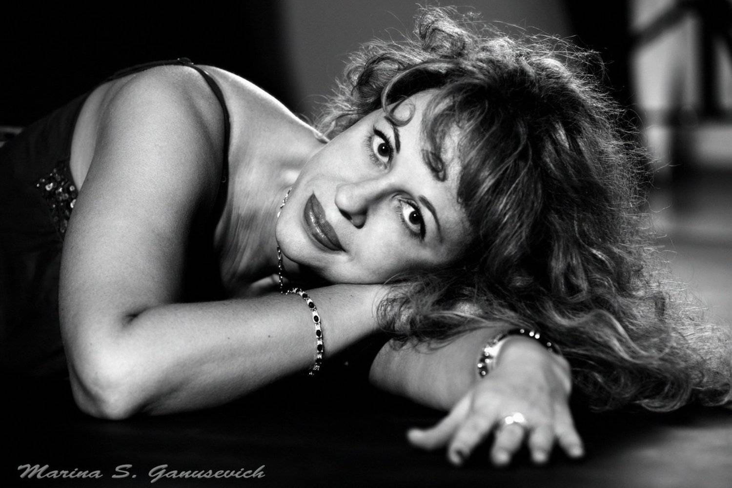 портрет, женщина, глаза, лицо, Marina S. Ganusevich