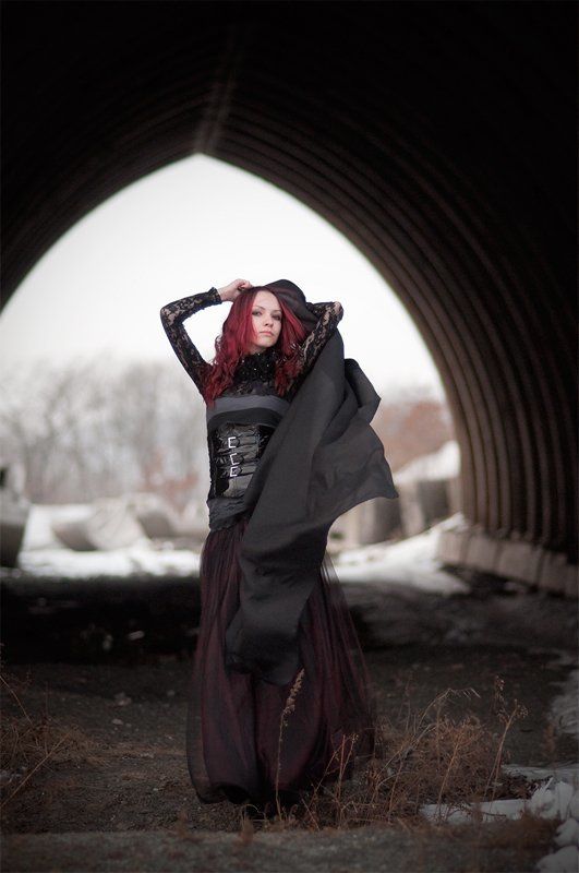volavolko, девушка, готика *** фото превью