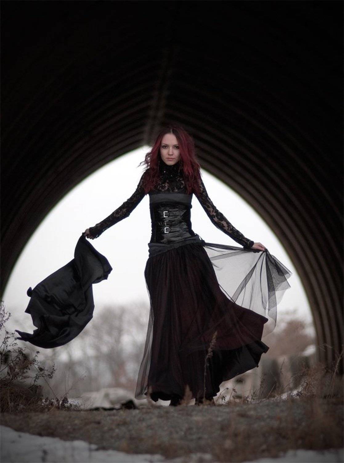 volavolko, девушка, готика, Дмитрий Корнилов