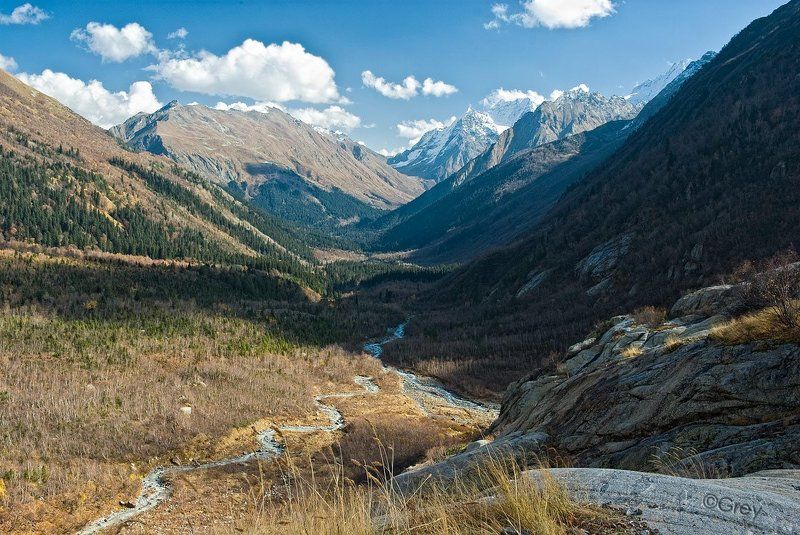 домбай,горы,река,долина То, что рядом с нами. фото превью