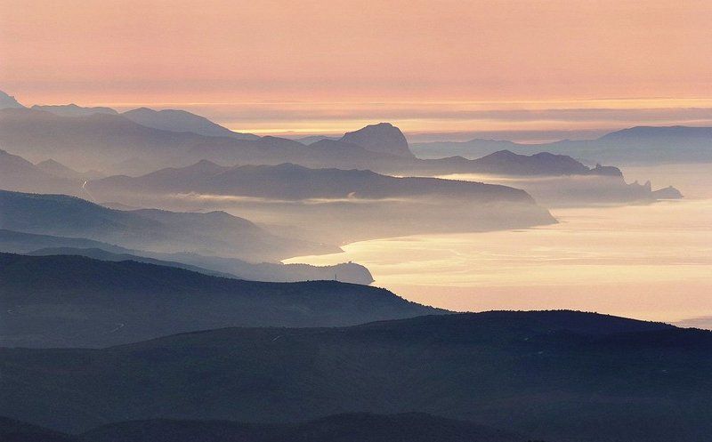 крым, демерджи, восход, утро *** фото превью