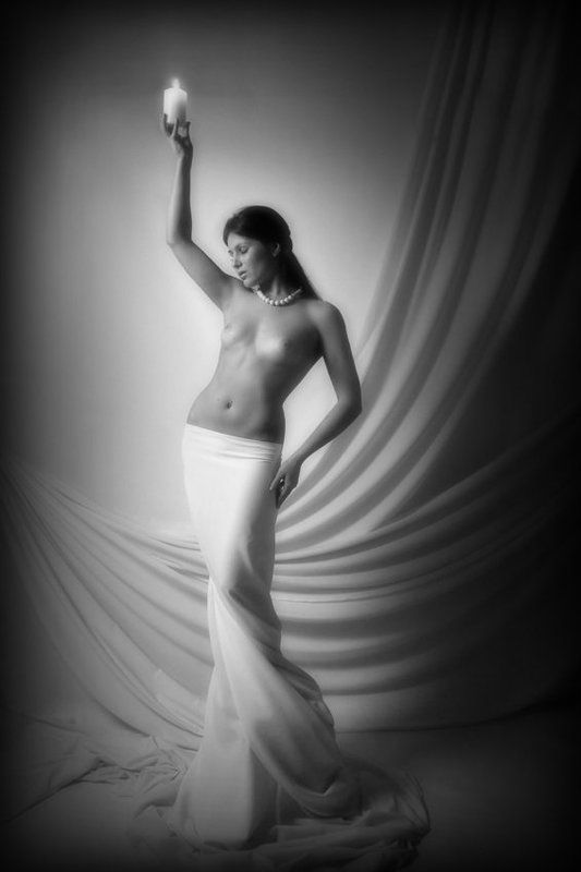 ню, эротика, обнаженная модель, студия, модель  фото превью