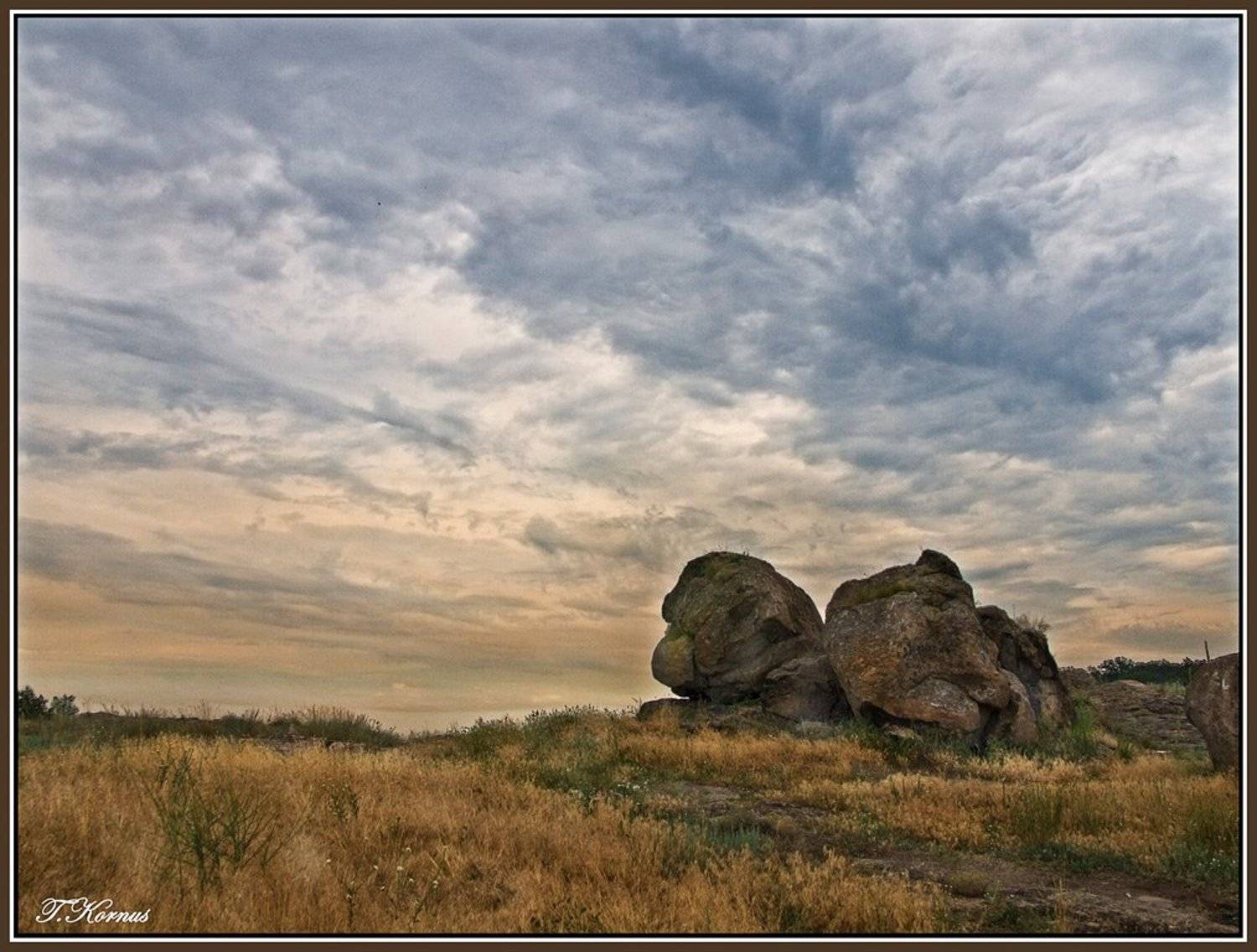 скалы,вечер,закат,хортица, Татьяна Корнус