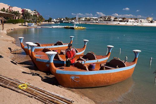 Египетская Венеция. Гондольер.