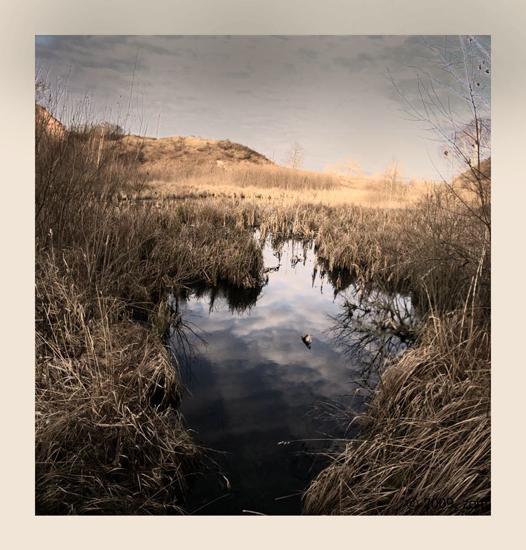 осень, панорама, латвия, даугавпилс  фото превью